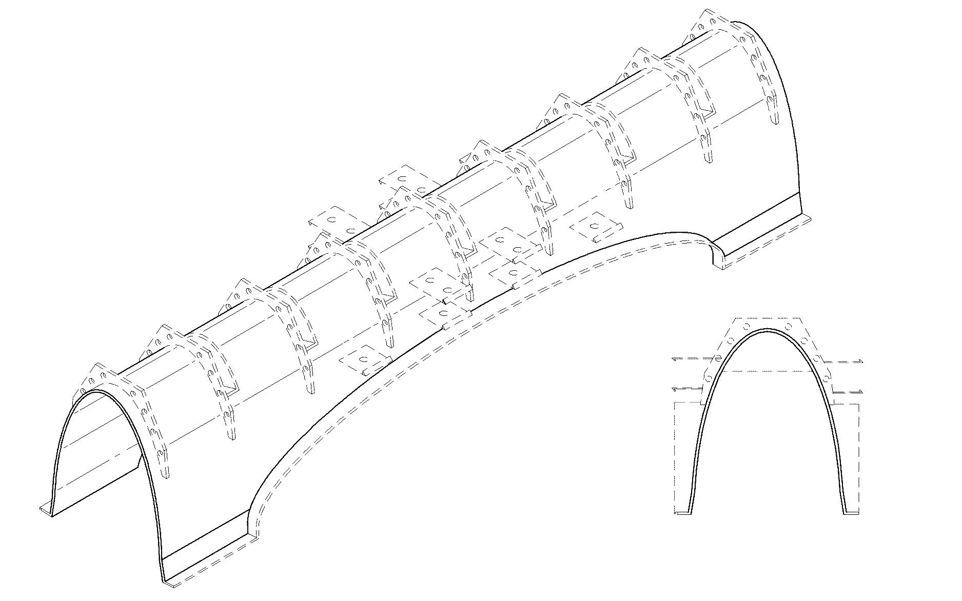 Non-ferrous formwork patent drawing
